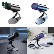 [Homyl] Gaming Streaming Dynamic Mic, USB Condenser Microphone, Compact Podcast Microphone for Strea