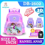 Dream Bags - Embossed Character Children's Bags DB 5202 Elementary School Girls' School Bags - Child