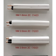 wall adhesivetoolshome and living✙☎△PER METER! WIREMAX brand Pdx / Loomex Wire Duplex Solid Dual Cor