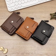 Dompet Lelaki Pemegang Kad Akordion Perniagaan Berbilang Slot Kad Dompet Syiling Pemegang Kad Lelaki