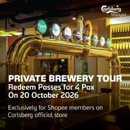 [MEMBERSHIP] Carlsberg Brewery Private Tour 20 OCTOBER (4 PAX)