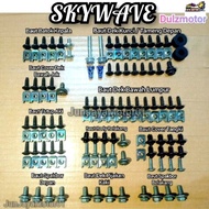 BAUT FULL SET BODY SUZUKI SKYWAVE - BAUT FULL BODI SUZUKI SKYWAVE