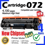 4x Compatible to Canon Cartridge CRG 072 072H LBP171dn LBP172dw LBP171 LBP172 MF284 MF286dn MF289dw 
