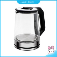 2000W Glass Electric Kettle With Automatic Shut Off 2.3L Large Capacity Fast Boilling Teapot Hot Water Heater Suitable For Milk Coffee Water Tea (EU Plug)