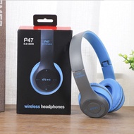 P47 Bluetooth Headphones Foldable Over-Ear Wireless Bass Sport Earphones