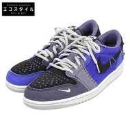 Nike Air Jordan 1 Low OG Zion 男鞋，紫色，尺寸 26.5cm，貨號 IH2309-500，尺寸 8.5（美國）[二手]
