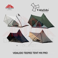 VIDALIDO TeePee MX PRO tent High Quality Tent( Family Tent, Big Tent, Car Camping Tent)