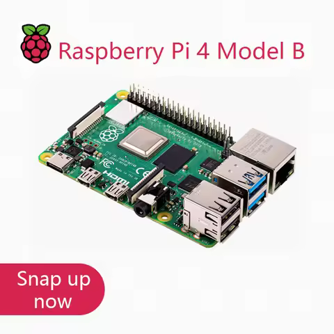 Official Original Raspberry Pi 4 Model B Dev Board Kit RAM 2G 4G 8G 4 Core CPU 1.5Ghz 3 Speeder Than