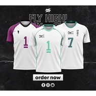 Haikyuu (Shiratorizawa, Aoba Johsai, Date Tech) Customizable Full Sublimation Jersey
