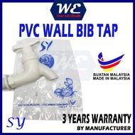 PVC Bib Tap, Plastic Faucet, PVC Water flow tap, Kepala pipe plastic, Kitchen &amp; Bathroom Sink Faucet 1/2", Plastic tap