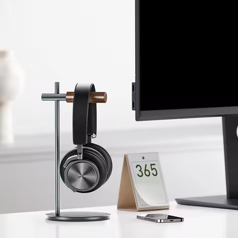 Aluminium Alloy Headphone Stand Detachable Desktop Headset Holder Gaming Headset Holder for Airpods 