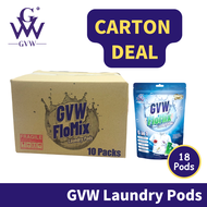 【GVW Flomix】【CARTON DEAL】Laundry Pod Laundry Detergent Liquid Washing Capsule Cleaning Gel Pod Bead