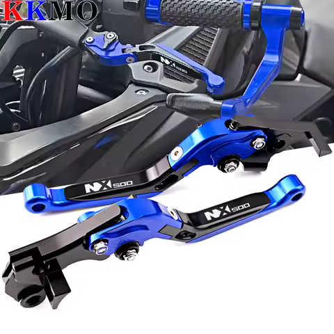 NX500 Accessories Motorcycle Adjustable Motorcycle Short Brake Clutch Levers For HONDA NX500 NX 500 