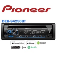 PIONEER DEH-S4250BT  เครื่องเล่น1din บลูทูธ วิทยุ1din เครื่องเล่นวิทยุ วิทยุบลูทูธ