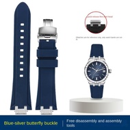 Dây đeo Silicon Dây đồng hồ bằng cao su cho Maurice lacroix aikon ai6008 6007 6038 Dây đeo đồng hồ t