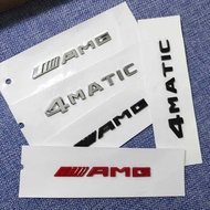 Suitable for Mercedes-Benz AMG Modified Interior Metal Stickers Dashboard Seat Logo Car Door Decorat