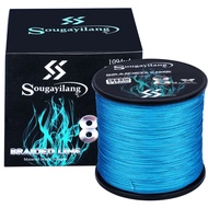 Sougayilang 300M 500M 1000M 6 สี Strong PE สายตกปลา 8 + X Strands สายถัก Braided Multifilament สายตก