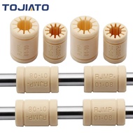 2pcs RJMP-01 RJ4JP Plastic Linear Bearings Bushing Polymer Bearing Shaft for Mendel 3D Printer Parts