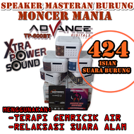 Speaker Mp3 Masteran Burung 424 Isian Suara burung Advance Tp600bt Moncer Mania