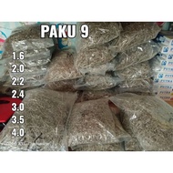 1 kilo of 9 silver nails