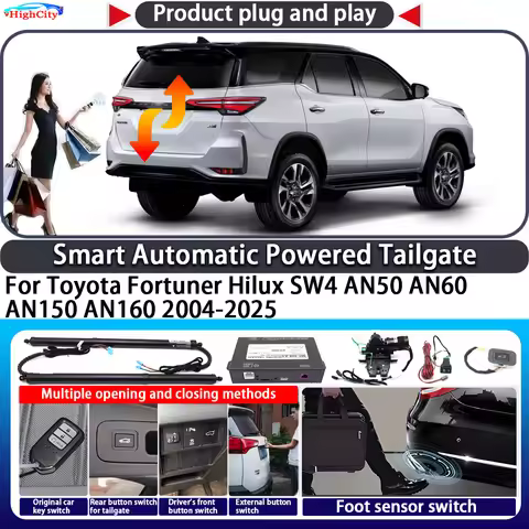 For Toyota Fortuner Hilux SW4 AN50 AN60 AN150 AN160 2004-2025 Smart Automatic Powered Tailgate Key L