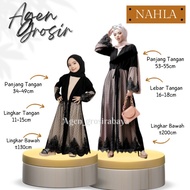 ABAYA COUPLE IBU DAN ANAK ABAYA ARAB ABAYA NAHLA ABAYA HITAM ABAYA