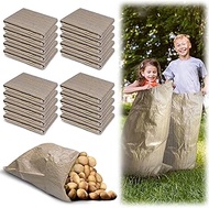 20-Pack Potato Sack Race Bags,24"x40" Outdoor Lawn Games for Adults and Kids,Large Gunny Sacks Burla