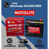 [ Installation Provided ] Century Motolite Heavy Duty NS60S | NS60LS | 50B24R/LS Car Battery Bateri 