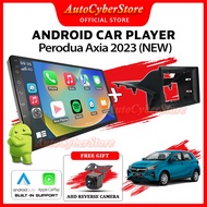 Perodua AXIA 2023 - 2024 G/X/SE SPEC D74A Casing 10" with Android Car player With PNP Socket FREE Re
