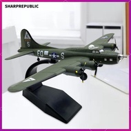 [Sharprepublic] 1/144 Scale US B 17 Aircraft Model Realistic Ornaments Versatile Professional