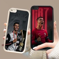DK-87 football star Ronaldo Silicone Casing black and white for OPPO Realme Narzo50iPrime A37 C30S A