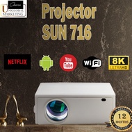 C716 Portable 4K To 8K Support projector Ultra HD Projector Professional Home Projector home projektor