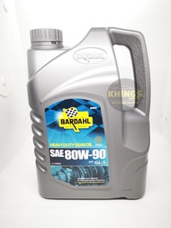 BARDAHL - SAE 80W90 GL5 GEAR OIL 4 LITRE