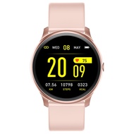 smartwatch นาฬิกาสมาร์ท KW19 Smart watch Women Heart rate monitor Multi-Languages IP67 Waterproof Men Sport Band Fitness Tracker smart bracelet White