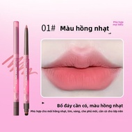 Son Môi Bút Kẻ Viền Trơn Mịn MKING PRETTY Son Môi Mờ Đầy Đặn Bút Kẻ Viền Mùa Hè 2023 Màu Hồng