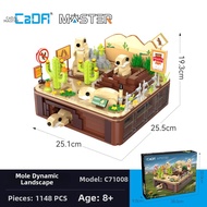 CaDA | Educational Building Blocks Street Scene with Moving Gopher