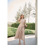 Evening Dress Bridesmaid Party Firrr_Officials Brand Beige Color Size L-XL