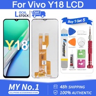 Original LCD With Frame For Vivo Y18/Y03 V2332/Y18e LCD Screen Display Touch Screen Digitizer Assemb
