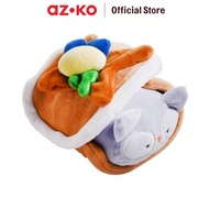 Ataru 15 Cm Sushi Roll Owl Decorative Pillow