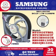 RT5562CTBSL RT57H90407F RT57H90507H RH60H8130WZ RH60JB132SL SAMSUNG REFRIGERATOR FAN DA31-00278C DC1