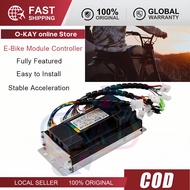 48V/60V/72V 50A 1200W Sine Wave Split Intelligent Ebike Motor Speed Controller Bicycle Accessory