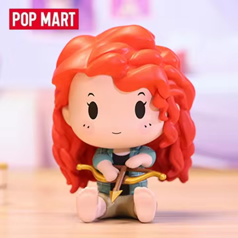 POP MART Disney Princess Pajamas Series Blind Box Guess Bag Desktop Decoration Cute Model Gift Girl