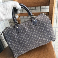 LV 路易威登 Louis Vuitton Monogram Mini Lin Speedy 30 Handbag Boston Bag 手提包 波士頓包 旅行包 旅行袋 皮夾 / 手拿包 / 錢包