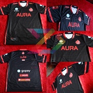 Jersey T-Shirt AURA 2020 New Black FF ML PUBG Gaming Shirt - Free Install Nickname And sticker