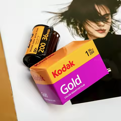 KODAK GOLD 200 Color Print 35mm Film 36 Exposure Per Roll for Fujifilm Kodak H35 H35N M35 M38 F8S F9