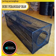 JEBAKAN PERANGKAP IKAN JARING BUBU PENANGKAP 2 LUBANG KOMPLIT PULL SET SIAP PAKAI