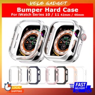 Bumper Hard Case For iWatch Series 10 11 42mm / 46mm Protection Hard Cover Accessories Kes Keras Bum