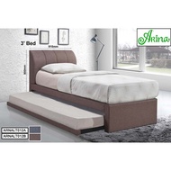 (SEREMBAN Delivery & Installation) ARNALT012 3' Divan Bed Katil Single Pull Out