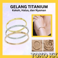 TOKO KK Gelang Tangan Titanium Wanita Aksesoris KG149