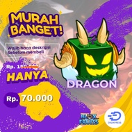 Dragon Permanent Blox Fruit Roblox | Buah Dragon Fruit Bloxfruit